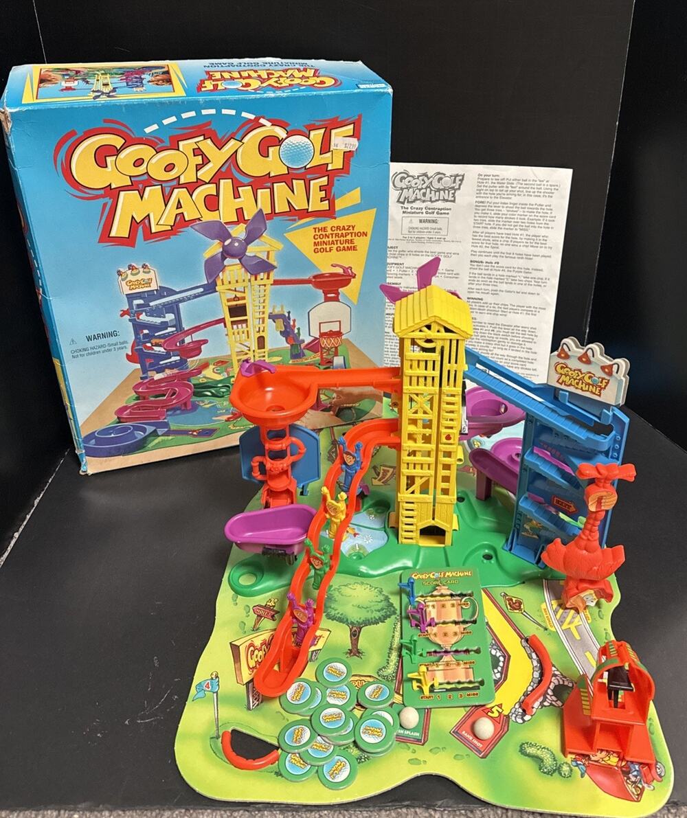 Goofy Golf Machine Game Parker Bros Miniature Golf Game 100% Complete Tested